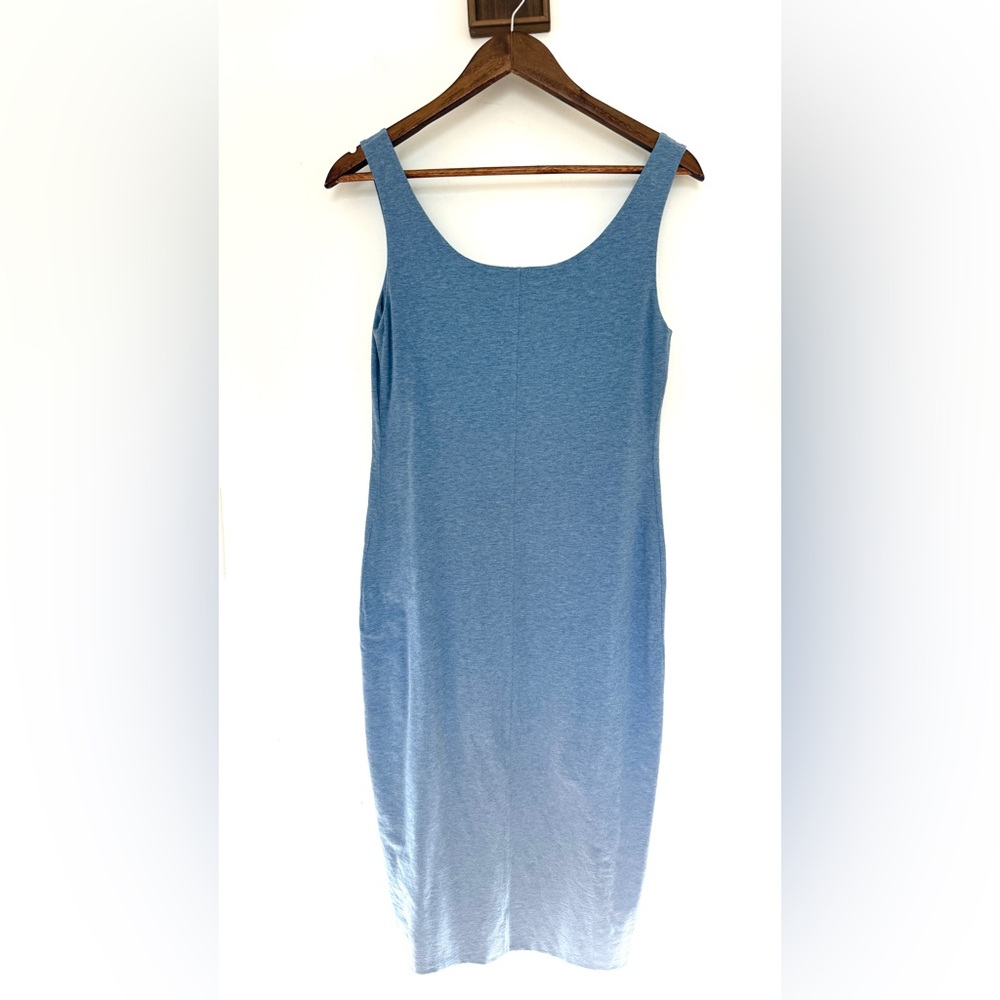 Peruvian Connection S Blue Double Layer Bodycon T… - image 3